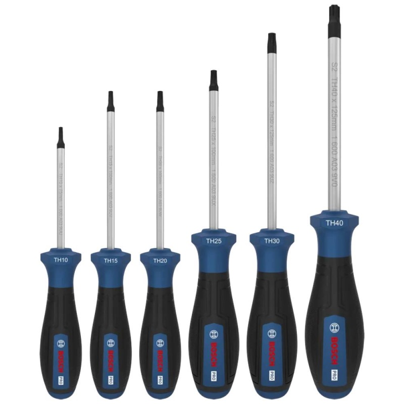 Juego de Destornillador Torx TH 6Pz Bosch 1600.A03.HU5-000