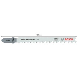 Hoja de Calar para Madera Corte Recto T144 DF 5 Pz Bosch 2608.634.562-000