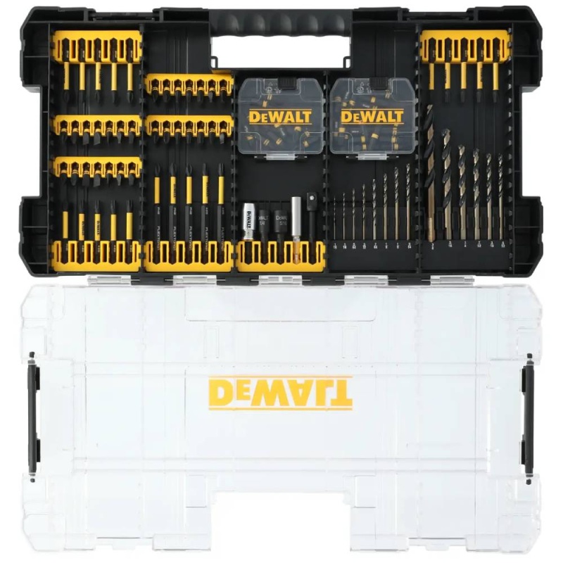 Set Mixto para Perforar y Atornillar Flextorq 100Pz Dewalt DWANGFT100SET