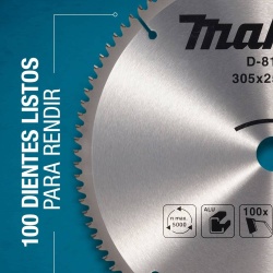 Disco de Sierra Para Aluminio 12" (305mm) 100D Makita D-81125