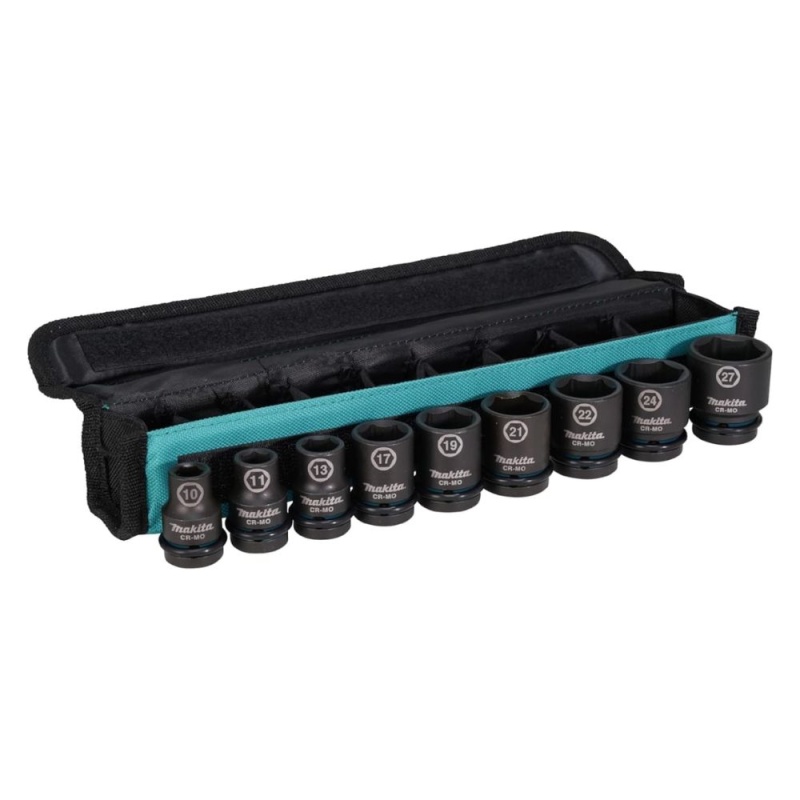 Juego de Dados de Impacto 1/2" x 8 Piezas Makita E-16601