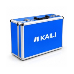 Amoladora Angular 4 1/2" 850W 11000 Rpm + 6 Discos de Corte KM1557 + Maleta de aluminio Kamasa KLA031LX7M