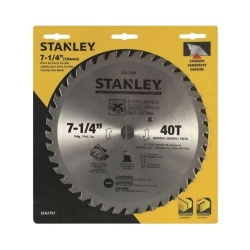 Sierra Circular 7-1/4" 1600 W + Disco de Sierra Circular 7-1/4" 40D Stanley SC16-K8