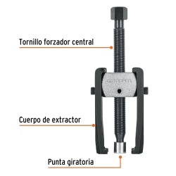 Extractor de Polea Pata de Cabra 45 mm Truper 14501