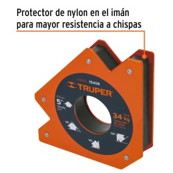 Escuadra Mangnetica para Soldar 5" 34Kg Truper 15408