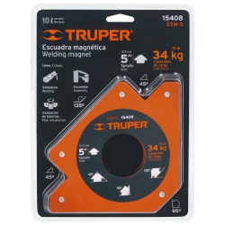 Escuadra Mangnetica para Soldar 5" 34Kg Truper 15408