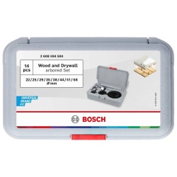Juego de Sierras de Copa para Madera 14 Pz Bosch 2608.594.504-000
