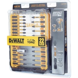 Set de Puntas para Atornillar FlexTorq Impact Ready 22 Pz Dewalt DWA2FTS22IR