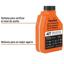 Aceite semi sintetico 4 Tiempos 1000 Ml Truper 14929