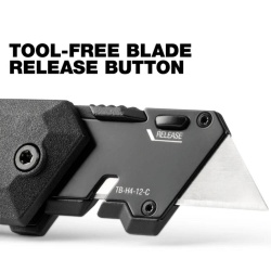 Navaja Multiusos 4" Plegable con Clip para Cinturon ToughBuilt TB-H4-12-C