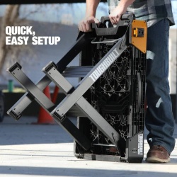 Banco de Trabajo Plegable QuickSet 453,6 Kg ToughBuilt TB-WB700