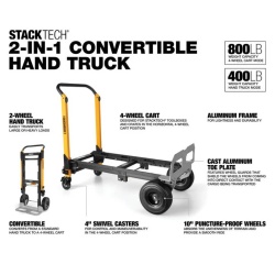 Carro Convertible para Cajas StackTech de 2 y 4 Ruedas ToughBuilt TB-B1-T-20