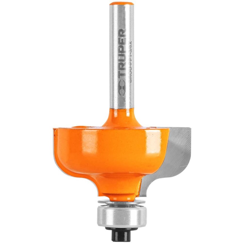 Fresa de Carburo Pecho Paloma 1-3/8" x 1/4" con Rodaje Truper 11480