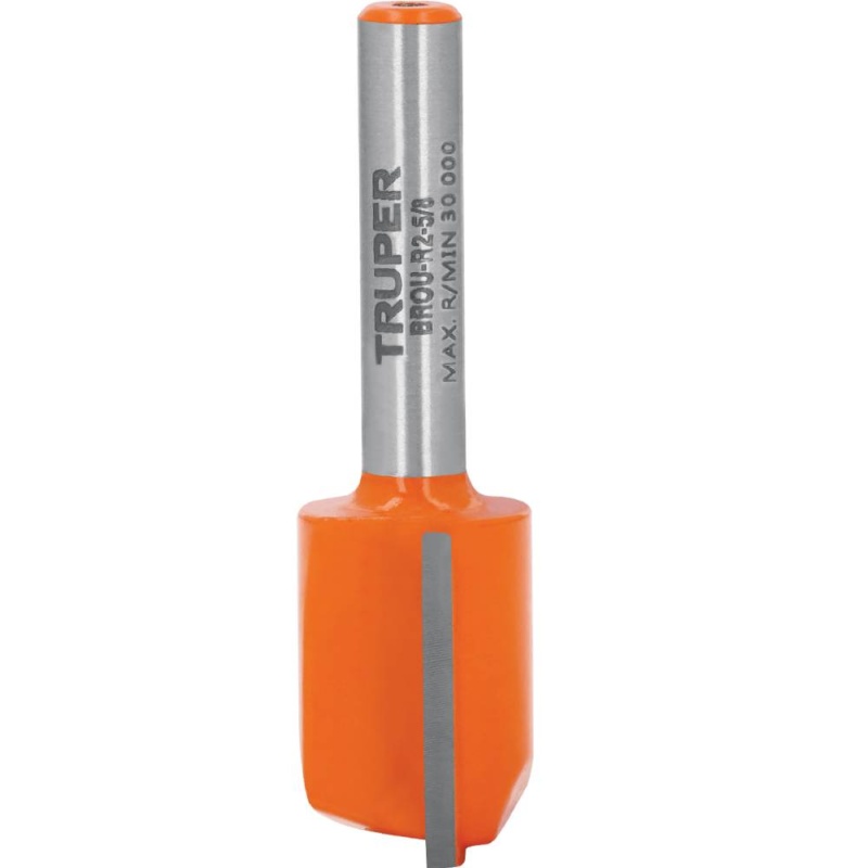 Fresa de Carburo Recta 2 Filos 5/8" x 1/4" Truper 11457