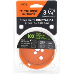 Sierra Copa Bimetálica 3-1/4" para Metal y Madera Truper 14638