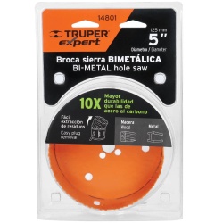 Sierra Copa Bimetálica 5" para Metal y Madera Truper 14801