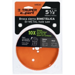 Sierra Copa Bimetálica 5-1/2" para Metal y Madera Truper 14930