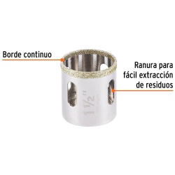 Sierra Copa con Diamante 1-1/2" Borde Continuo Truper 17130