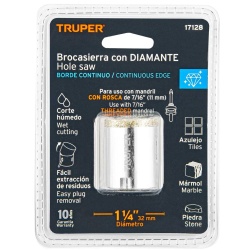 Sierra Copa con Diamante 1-1/4" Borde Continuo Truper 17128