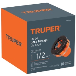 Dado 1-1/2" x 11-1/2" NPT para Tarrajas TA-850 y TA-851 Truper 13082