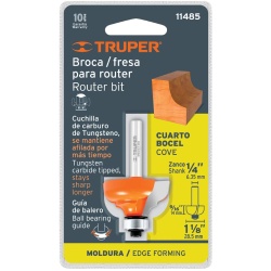 Fresa Clásica 1-3/8" x 1/4" con Rodaje Truper 11482