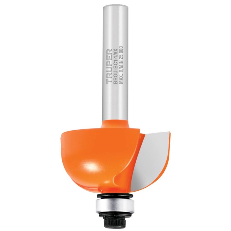 Fresa Bocel Cuarto 1-1/8" x 1/4" con rodaje Truper 11485