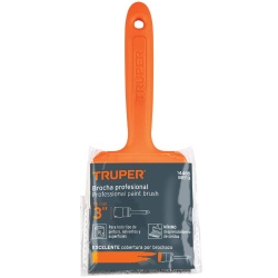 Brocha Profesional de 3" (7,62 cm) con Mango de Plastico Truper 14485