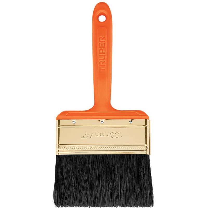 Brocha Profesional de 4" (10,16 cm) con Mango de Plastico Truper 14486