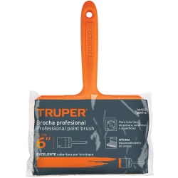 Brocha Profesional de 6" (15,24 cm) con Mango de Plastico Truper 14488