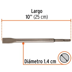 Cincel Plano SDS Plus 10" x 3/4"Truper 13096