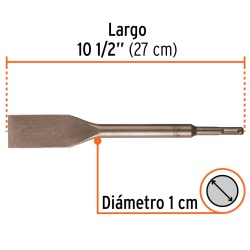 Cincel Plano SDS Plus 10-1/2" x 1-1/2" Truper 13925