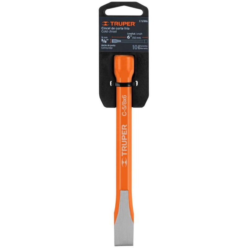 Cincel Corte Frío 5/8" x 6" Truper 12127