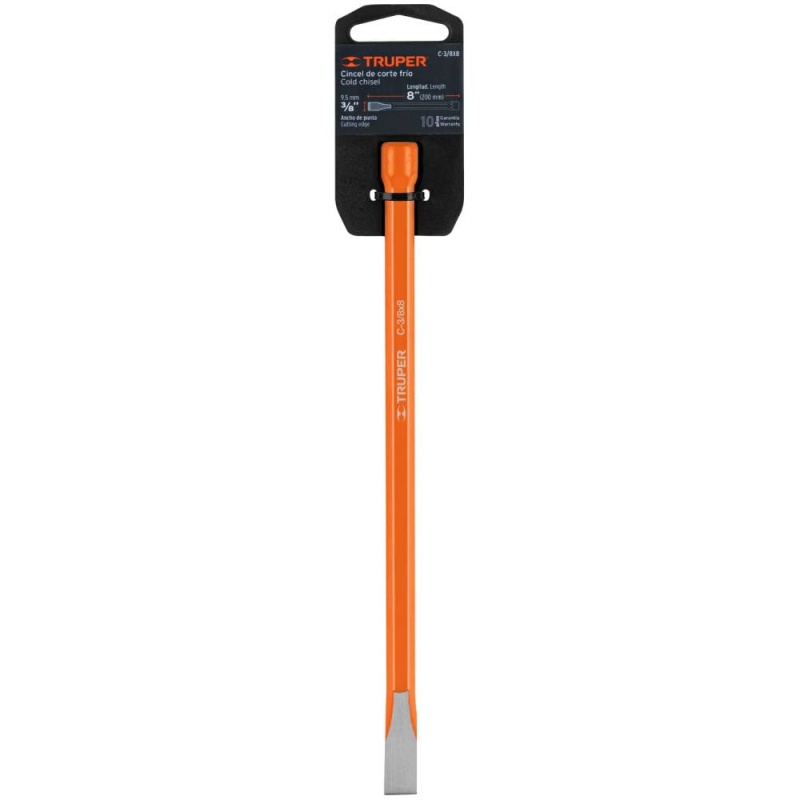 Cincel Corte Frío 3/8" x 8" Truper 12109