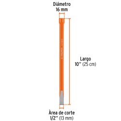 Cincel Corte Frío 1/2" x 10" Truper 12121