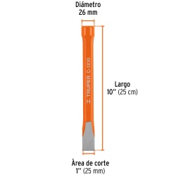 Cincel Corte Frío 1" x 10" Truper 12163