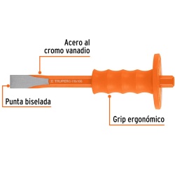 Cincel Corte Frío Con Grip 7/8" x 10" Truper 12274