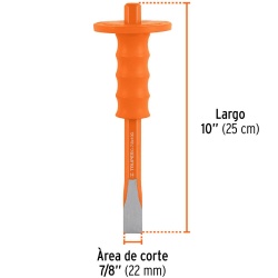 Cincel Corte Frío Con Grip 7/8" x 10" Truper 12274