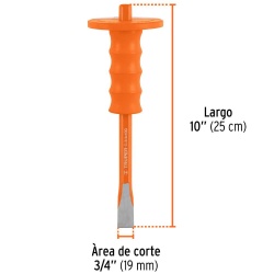 Cincel Corte Frío Con Grip 3/4" x 10" Truper 12275