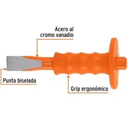 Cincel Corte Frío Con Grip 1" x 8" Truper 12276