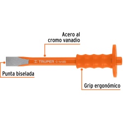 Cincel Corte Frío Con Grip 1" x 12" Truper 12181