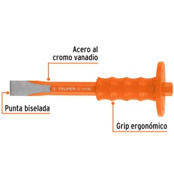 Cincel Corte Frío Con Grip 1" x 10" Truper 12273