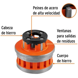 Dado 1/2" x 14" NPT para Tarrajas TA-852X Truper 14341
