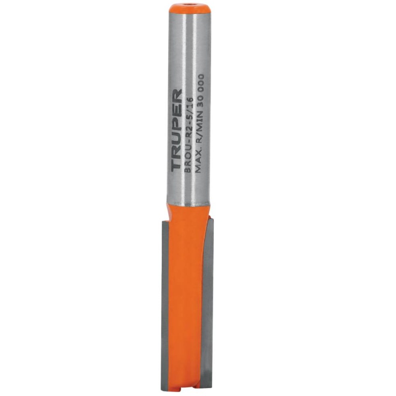 Fresa de Carburo Recta 2 Filos 5/16" x 1/4" Truper 11454
